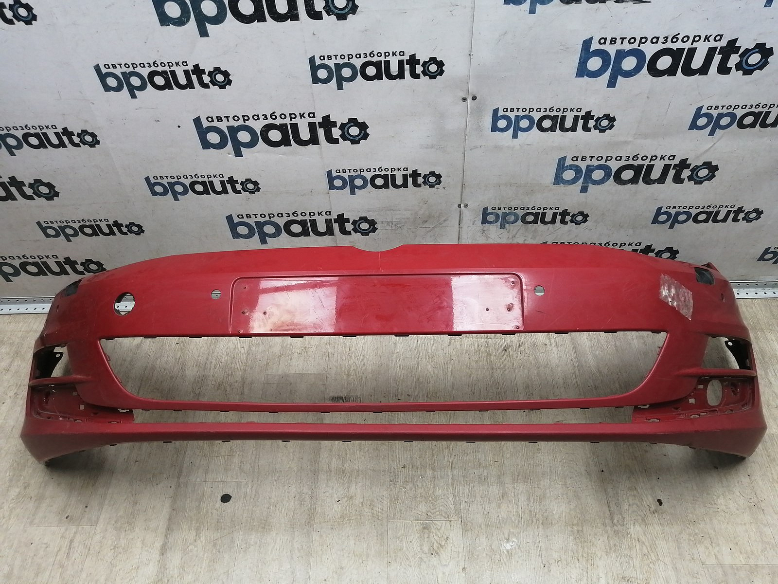 Пример детали Бампер передний; под паркт.; под омыват. (5G0807221); Volkswagen Golf VII HB (2013- 2017), VII Wagon (2013- 2017) /BA000222/ БУ; Оригинал; Р2, Удовлетворительное; 