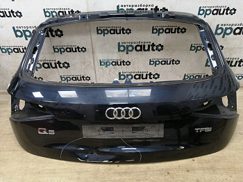 Пример детали Крышка багажника, алюминий (8R0827023C); Audi Q5 I (2008-2012), I рест. (2012-2017) /AA029464/ БУ; Оригинал; Р3, Под восстановление; 