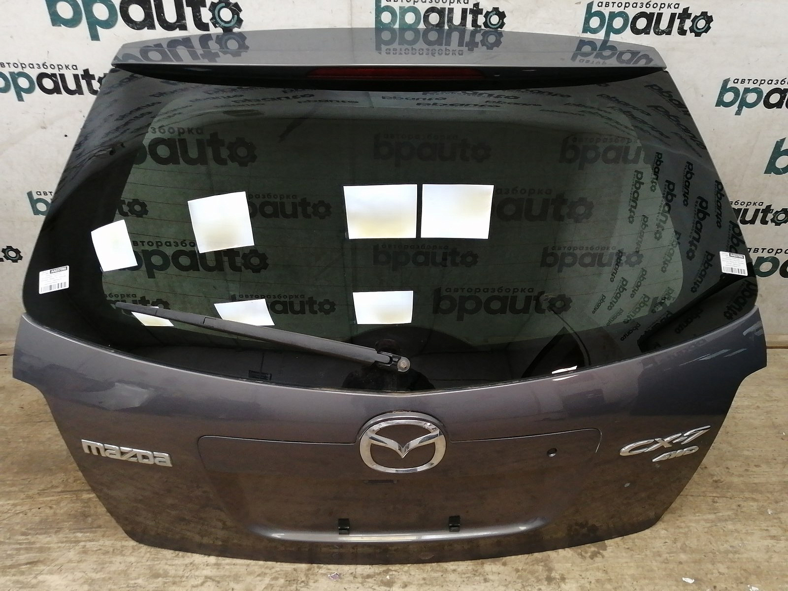 Пример детали Крышка багажника (EGY56202XB); Mazda CX-7 I (2006-2009), I рест. (2009-2012) /AA037095/ БУ; Оригинал; Р0, Хорошее; 