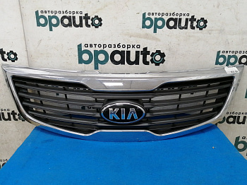 Фотография детали AA028770; Решетка радиатора (86350-3U000) для Kia Sportage III (2010 - 2014)/БУ; Оригинал; Р2, Удовлетворительное; . Фото номер 1
