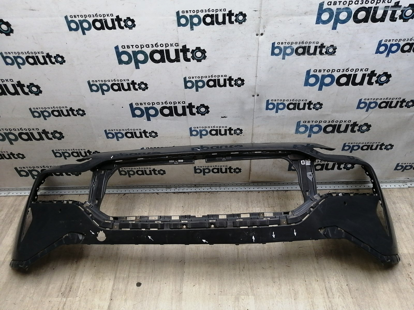 Пример детали Бампер передний; под паркт.; без омыват. (86511-S1500); Hyundai Santa Fe IV рест. (2020 - 2023) /AA046444/ БУ; Оригинал; Р1, Мелкий дефект; 