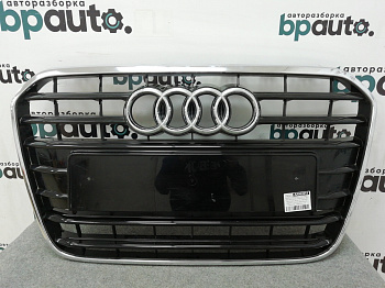 AA002514; Решётка радиатора; без паркт. (4G0 853 653) для Audi A6 C7/БУ; Оригинал; Р1, Мелкий дефект; 