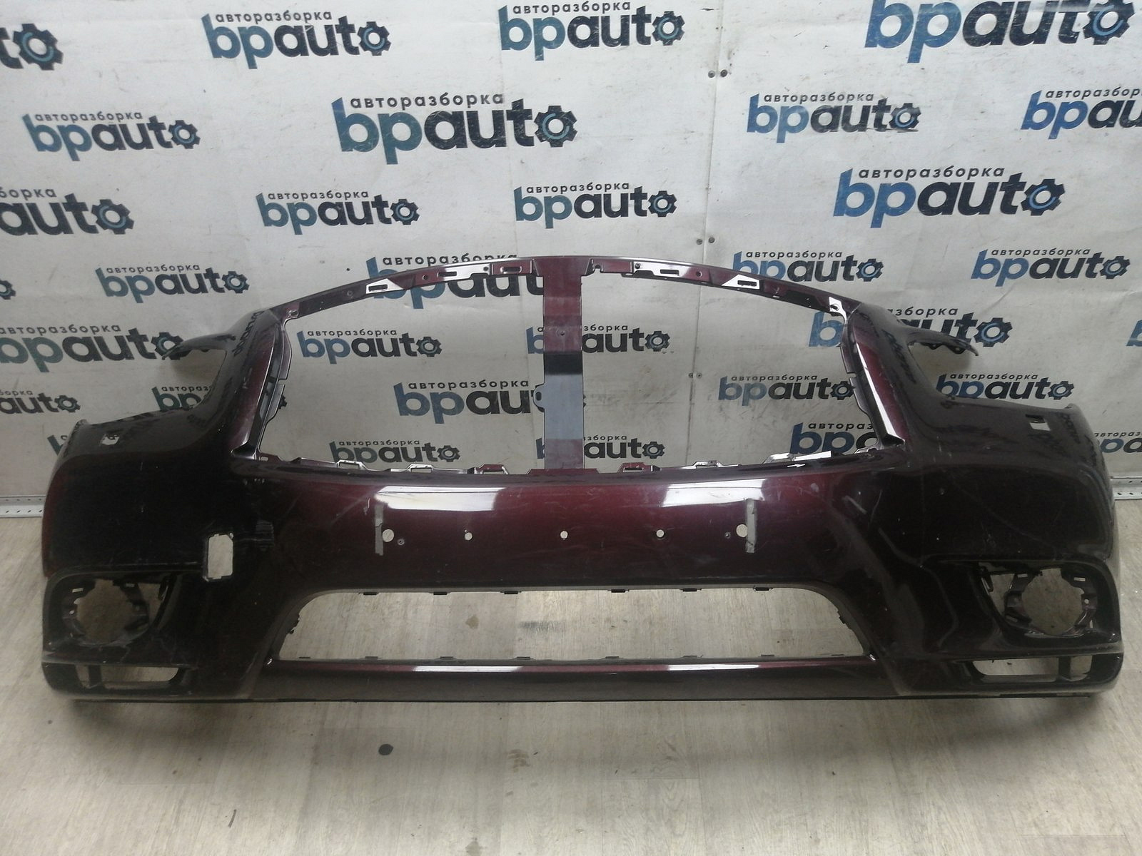 Фотография детали AA045721; Бампер передний; без паркт.; под омыват. (62022-3JA0H) для Infiniti/БУ; Оригинал; Р1, Мелкий дефект; . Фото номер 1