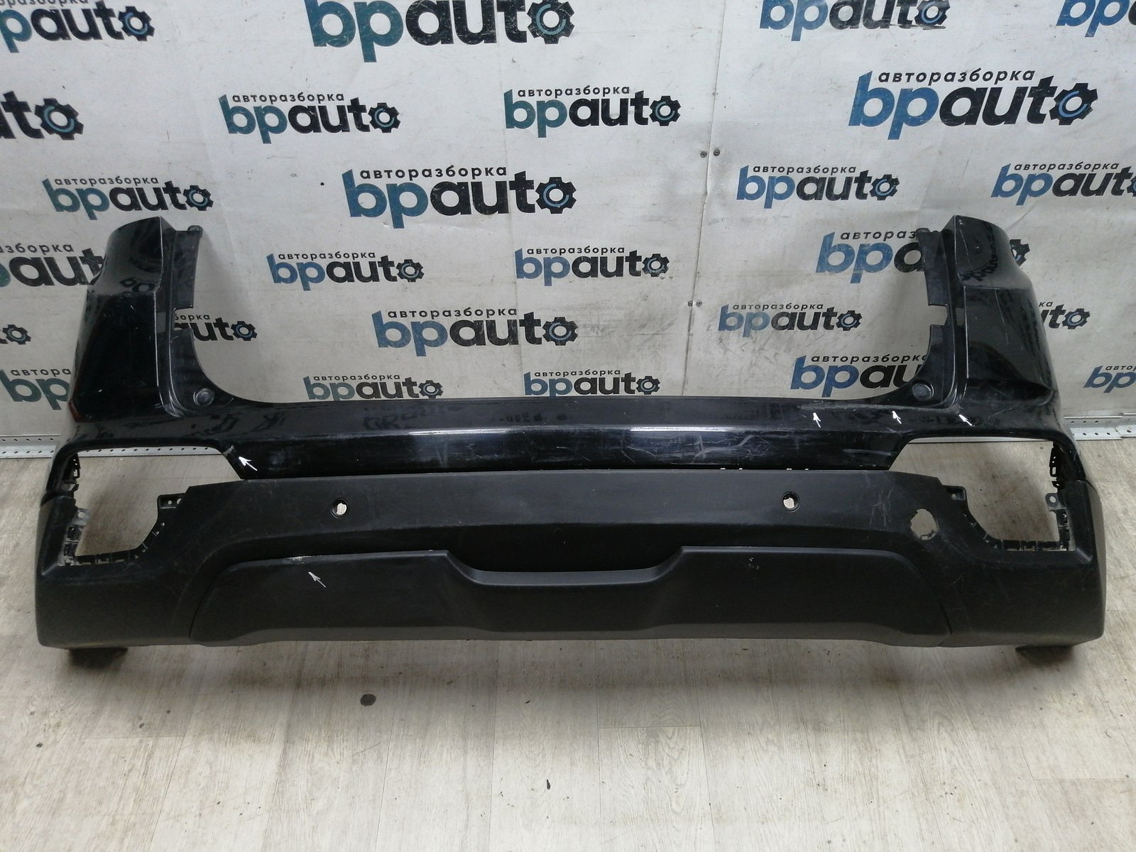 Пример детали Бампер задний; под паркт. (86611-M0000); Hyundai Creta I (2016-н.в.) /AA045476/ БУ; Оригинал; Р2, Удовлетворительное; 