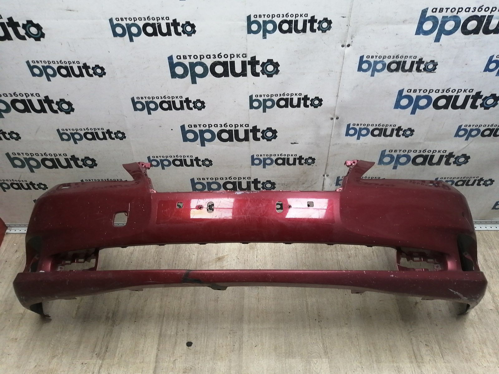 Пример детали Бампер передний; под паркт.; под омыват. (52119-33610); Lexus ES V рест. (2009- 2012) /AA046086/ БУ; Оригинал; Р1, Мелкий дефект; ДхШхВ 1,84х0,73х0,53; 