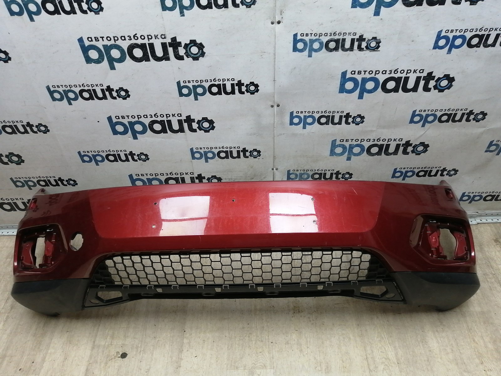 Пример детали Бампер передний, Track-Field; без паркт.; под омыват. (5N0807221T); Volkswagen Tiguan I рест. (2011- 2016) /BA000190/ БУ; Оригинал; Р1, Мелкий дефект; 