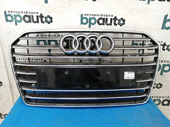 Фотография детали AA030403; Решётка радиатора; под паркт. (4G0 853 651 AE) для Audi A6 IV (C7) рест. Sedan (2014-н.в.)/БУ; Оригинал; Р2, Удовлетворительное; . Фото номер 1