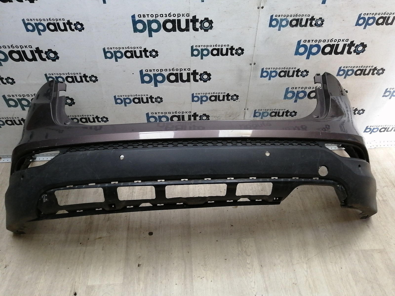 Пример детали Бампер задний (86611-2W000); Hyundai Santa Fe III (2012 - 2015) /AA044921/ БУ; Оригинал; Р1, Мелкий дефект; 