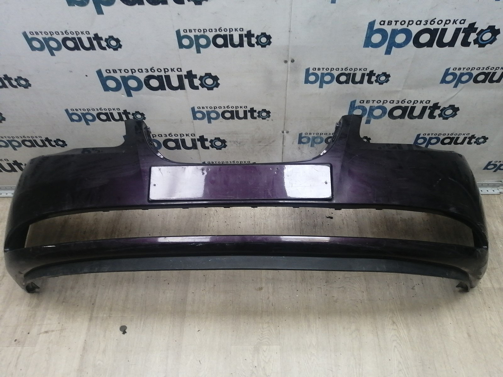 Пример детали Бампер передний; без паркт.; без омыват. (86511-2H000); Hyundai Elantra IV (HD) (2006-2011) /AA044985/ БУ; Оригинал; Р2, Удовлетворительное; 