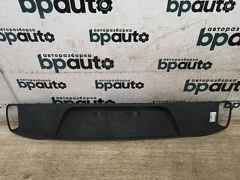 Фотография детали AA029036; Накладка заднего бампера; без паркт. (86683-1Y300) для Kia Picanto II 3D (2011-2015)/БУ; Оригинал; Р1, Мелкий дефект; . Фото номер 1