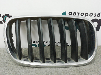Фотография детали AA004522; Решетка радиатора правая (51317185224) для BMW/БУ; Оригинал; Р1, Мелкий дефект; . Фото номер 1