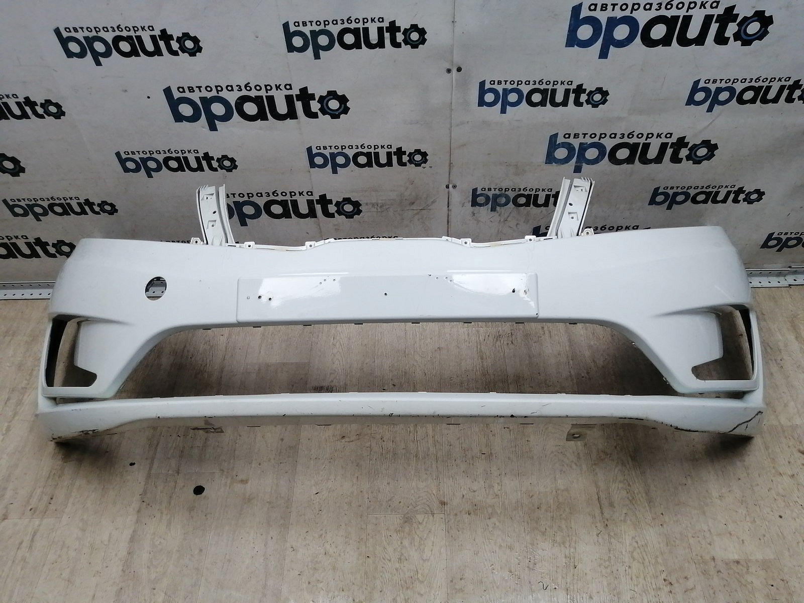 Пример детали Бампер передний; без паркт.; без омыват. (86511-4Y000); Kia Rio III Sedan (2011- 2015), III HB (2011- 2015) /AA045863/ БУ; Оригинал; Р1, Мелкий дефект; 