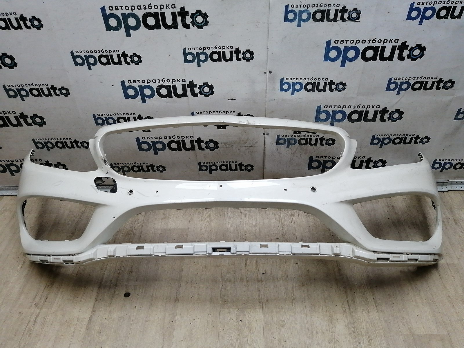 Фотография детали AA046107; Бампер передний, AMG; под паркт.; без омыват. (A2058850925) для Mercedes-Benz C-klasse IV (W205) (2014-2018)/БУ; Оригинал; Р1, Мелкий дефект; . Фото номер 1