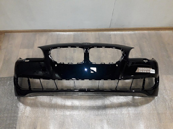 Пример детали Бампер передний, 4 отв. под датчики; под паркт.; под омыват. (51117200712); BMW 5 серия VI Sedan (F10) (2009-2013), VI Wagon (F11) (2009-2013) /AA004123/ БУ; Оригинал; Р0, Хорошее; (416) Темно-синий перламутр