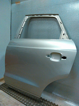 AA000066; Дверь задняя левая () для Audi Q3/БУ; Оригинал; Р0, Хорошее; (LX1Y) Серый