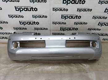 Пример детали Бампер передний; под паркт.; под омыват. (52119-60E11); Lexus GX460 II (2009 — 2013) /AA018817/ БУ; Оригинал; Р0, Хорошее; (1F2) Серебро металик