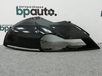 AA002293; Юбка переднего бампера - левая часть (4L0 807 061 C) для Audi Q7 I рест. (2010-2015)/БУ; Оригинал; Р1, Мелкий дефект; 