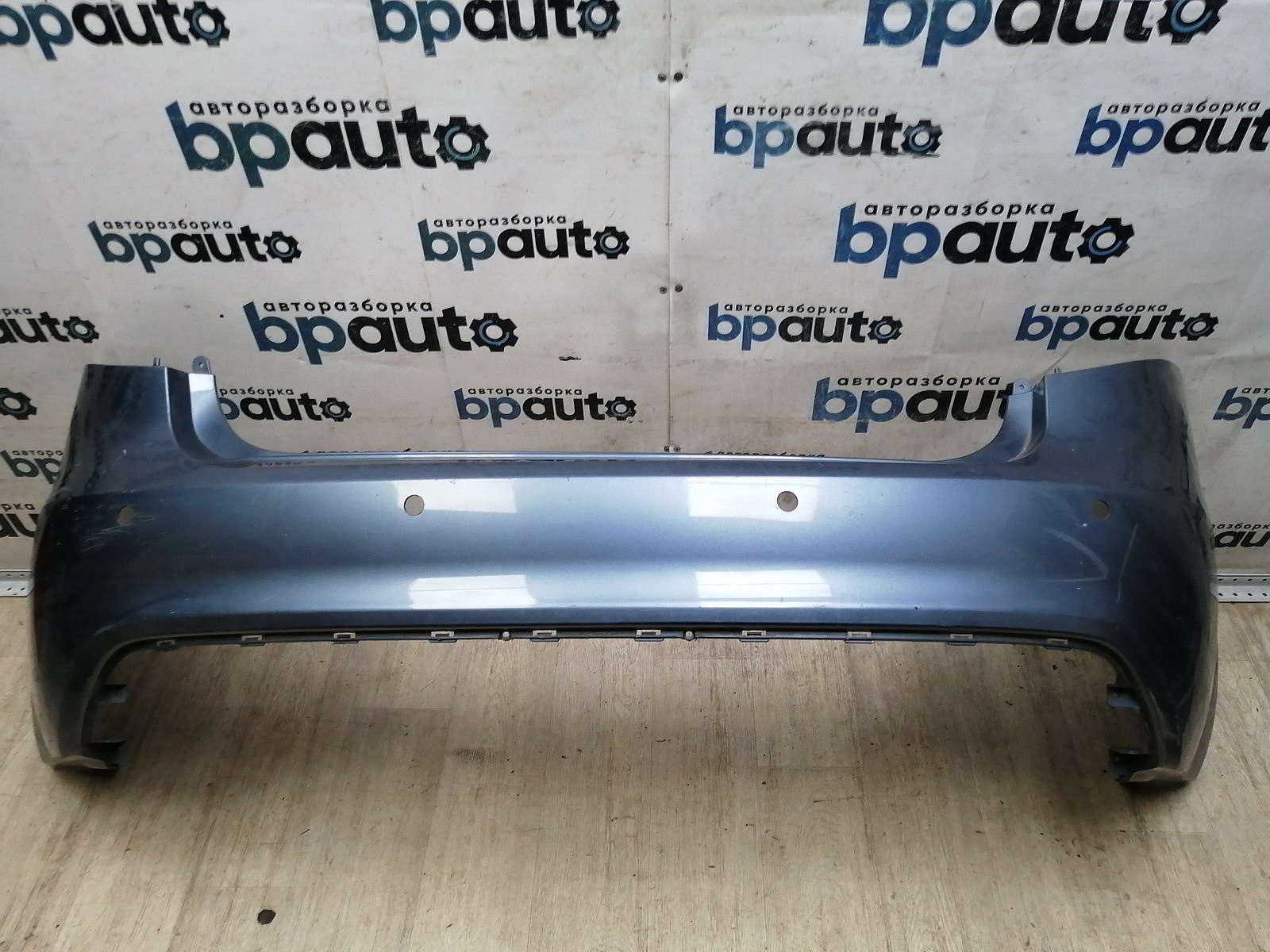 Пример детали Бампер задний; под паркт. (86611-4Y000); Kia Rio III Sedan (2011- 2015) /AA046123/ БУ; Оригинал; Р1, Мелкий дефект; ДхШхВ 1,85х0,73х0,57; 