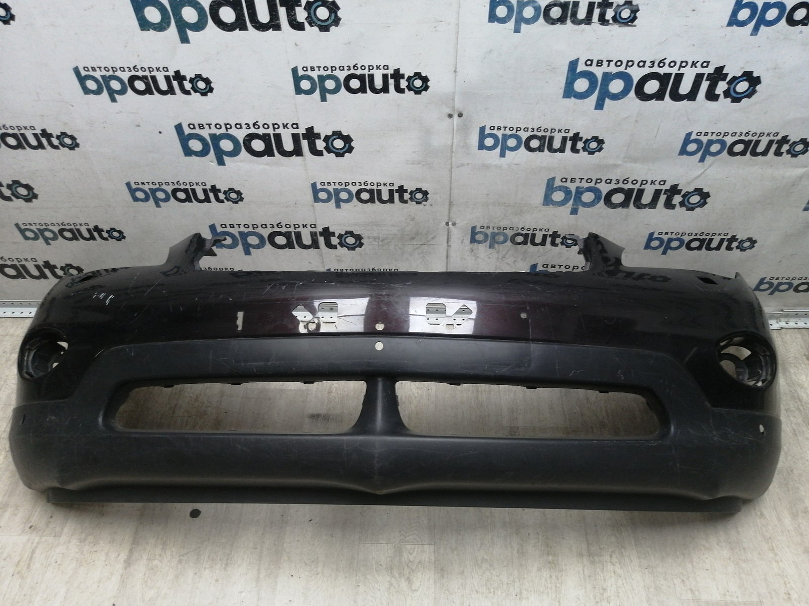Пример детали Бампер передний; под паркт.; под омыват. (62022-1BA0H); Infiniti EX I (2007-2013), QX50 I (2013-2015) /AA045711/ БУ; Оригинал; Р1, Мелкий дефект; 