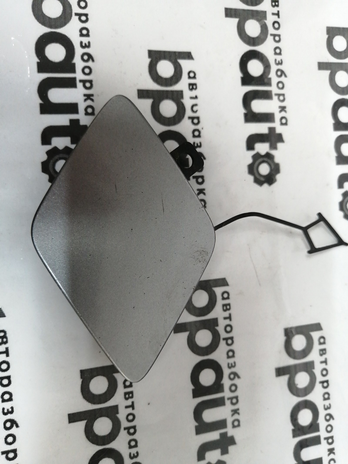 Пример детали Заглушка букс. крюка&nbsp;&nbsp;переднего бампера (3G0807155); Volkswagen Passat B8 Sedan (2015-2020), B8 Wagon (2015-2020) /AA045889/ БУ; Оригинал; Р0, Хорошее; 