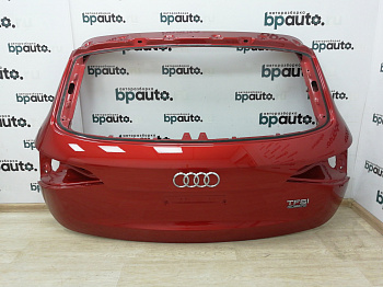AA002283; Крышка багажника, алюминий () для Audi Q5/БУ; Оригинал; Р0, Хорошее; (LY3M) Красный