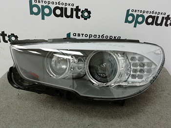 Фотография детали AA004325; Фара левая ксенон адаптив. (6312 7262723) для BMW 5 серия VI GT (F07) (2009-2013)/БУ; Оригинал; Р1, Мелкий дефект; . Фото номер 1