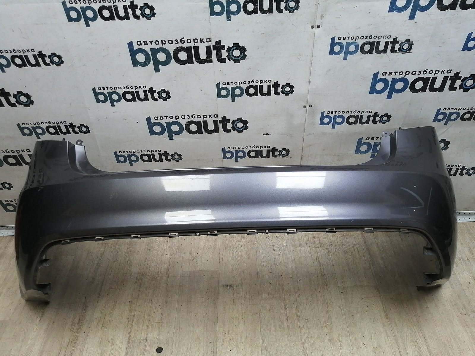 Пример детали Бампер задний; без паркт. (86611-4Y000); Kia Rio III Sedan (2011- 2015) /AA046117/ БУ; Оригинал; Р1, Мелкий дефект; ДхШхВ 1,85х0,73х0,57; 