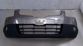 Пример детали Бампер передний; без паркт.; под омыват. (62022-JD00H); Nissan Qashqai I (2006-2010), +2 (2008-2010) /AA005425/ БУ; Оригинал; Р0, Хорошее; C30, Серый