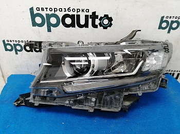 Фотография детали AA015417; Фара светодиод. левая (81185-60N20) для Toyota Land Cruiser Prado 150 рест.2 (2017- 2020)/БУ; Оригинал; Р1, Мелкий дефект; . Фото номер 1