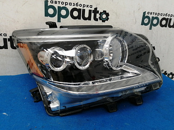 Пример детали Фара галоген светодиод. правая (81145-60G30); Lexus GX460 рест. (2013 — 2019) /AA021331/ БУ; Оригинал; Р2, Удовлетворительное; 