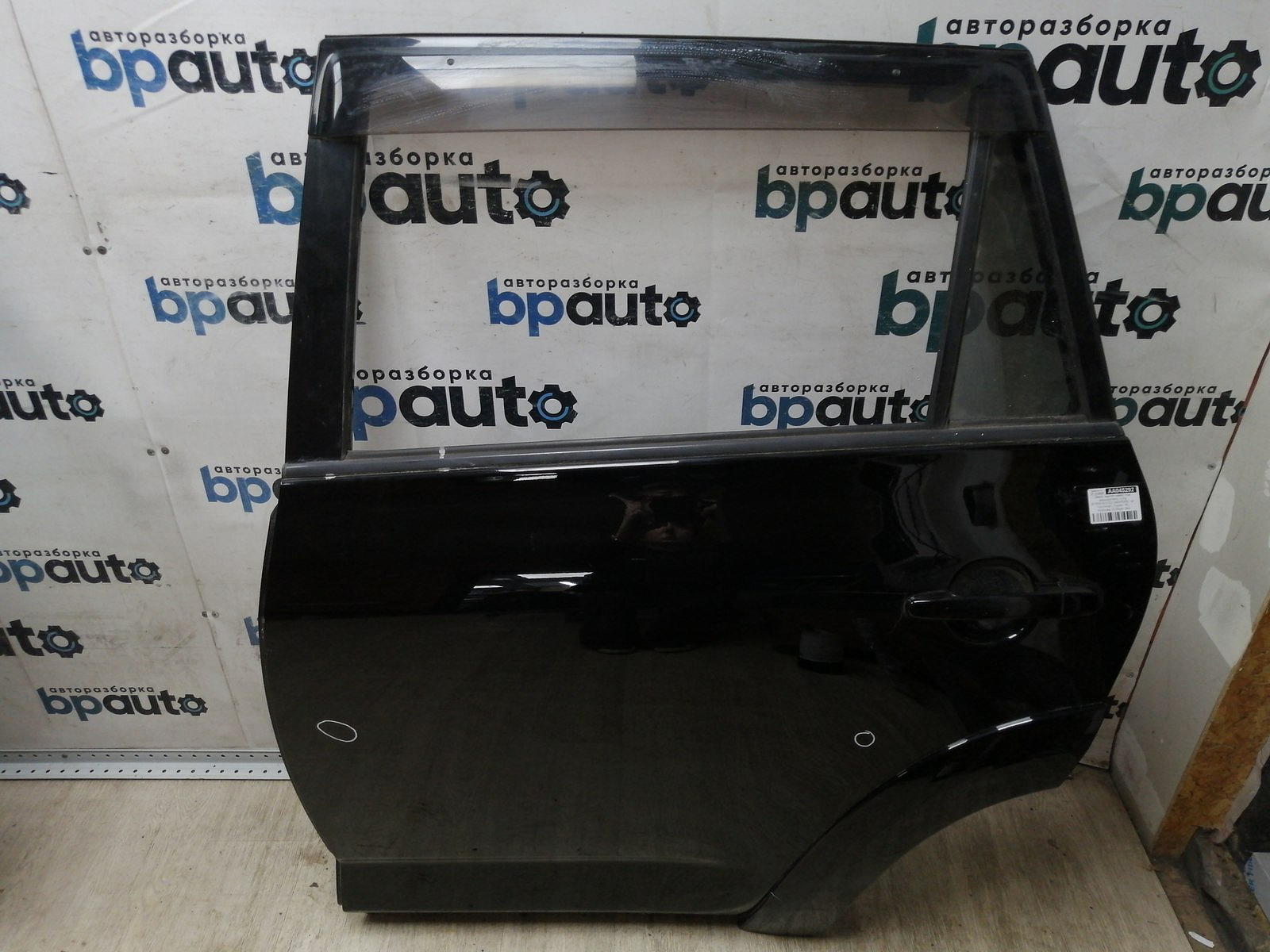 Пример детали Дверь задняя левая, под расширитель, Long (67004-42110); Toyota Rav4 30  V 2.4 (2006 - 2009), 30 рест. V 2.4 (2009 - 2010) /AA045292/ БУ; Оригинал; Р0, Хорошее; (202) Черный