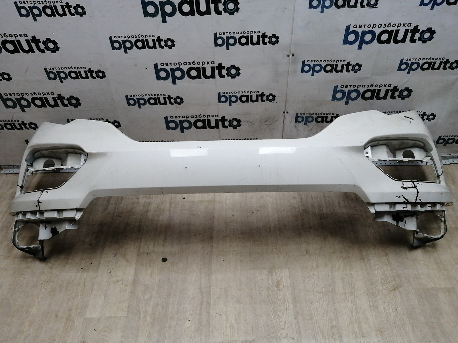 Фотография детали AA045231; Бампер передний; без паркт.; без омыват. (71101-TG7-A000) для Honda Pilot III (2015-2018)/БУ; Оригинал; Р2, Удовлетворительное; . Фото номер 1