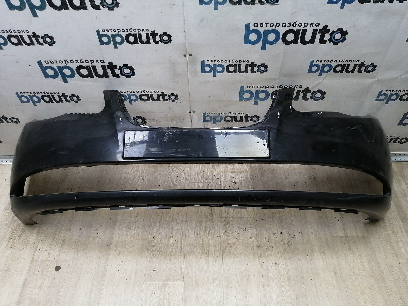 Пример детали Бампер передний; без паркт.; без омыват. (86511-2H000); Hyundai Elantra IV (HD) (2006-2011) /AA044988/ БУ; Оригинал; Р1, Мелкий дефект; 