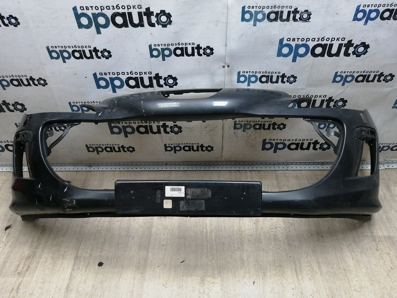 Пример детали Бампер передний; без паркт.; под омыват. (9680484677); Peugeot 308 I (2008-2011) /AA045936/ БУ; Оригинал; Р2, Удовлетворительное; 