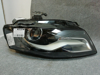 Фотография детали AA000187; Фара ксенон правая, светодиодная (8K0 941 030 P) для Audi A4 B8/БУ; Оригинал; Р0, Хорошее; . Фото номер 1