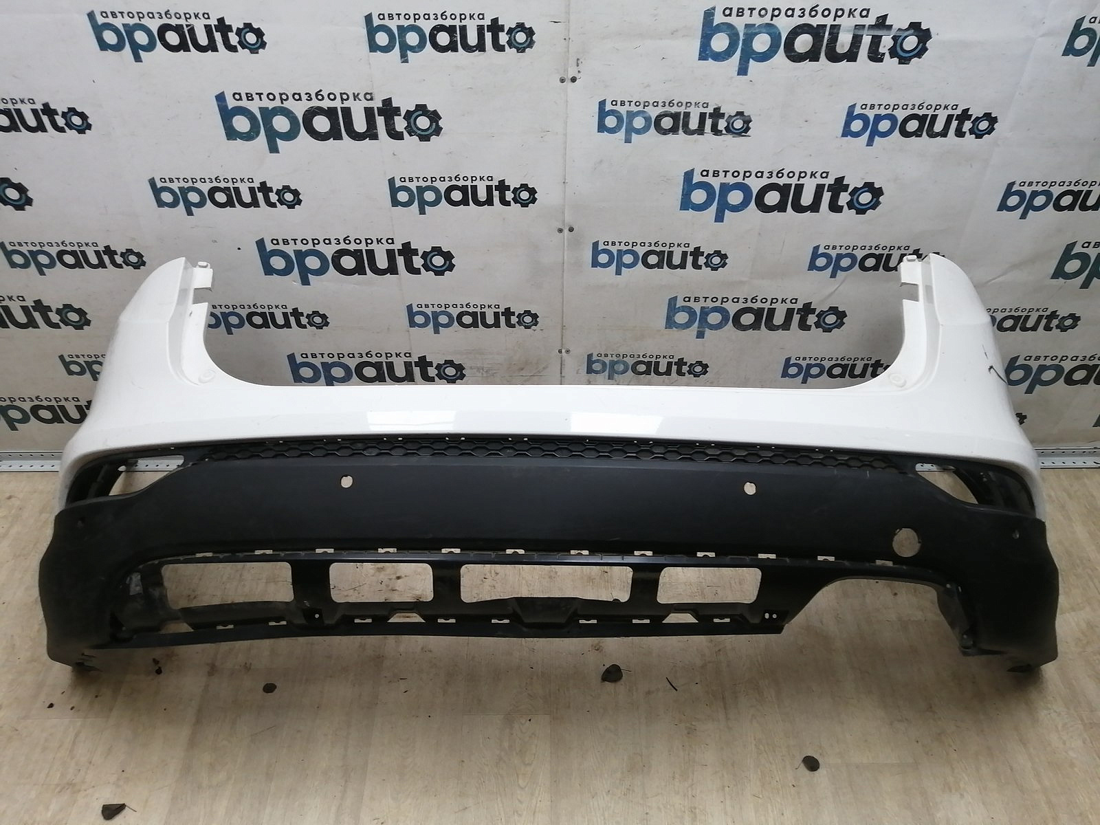 Пример детали Бампер задний (86611-2W000); Hyundai Santa Fe III (2012 - 2015) /AA045339/ БУ; Оригинал; Р2, Удовлетворительное; 