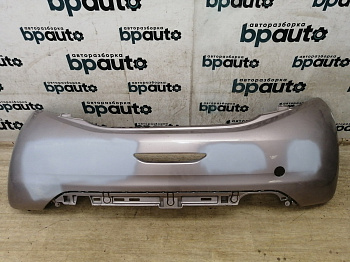 Фотография детали AA030764; Бампер задний; без паркт. (9676505677) для Peugeot 208 I (2012-2015)/БУ; Оригинал; Р2, Удовлетворительное; . Фото номер 1