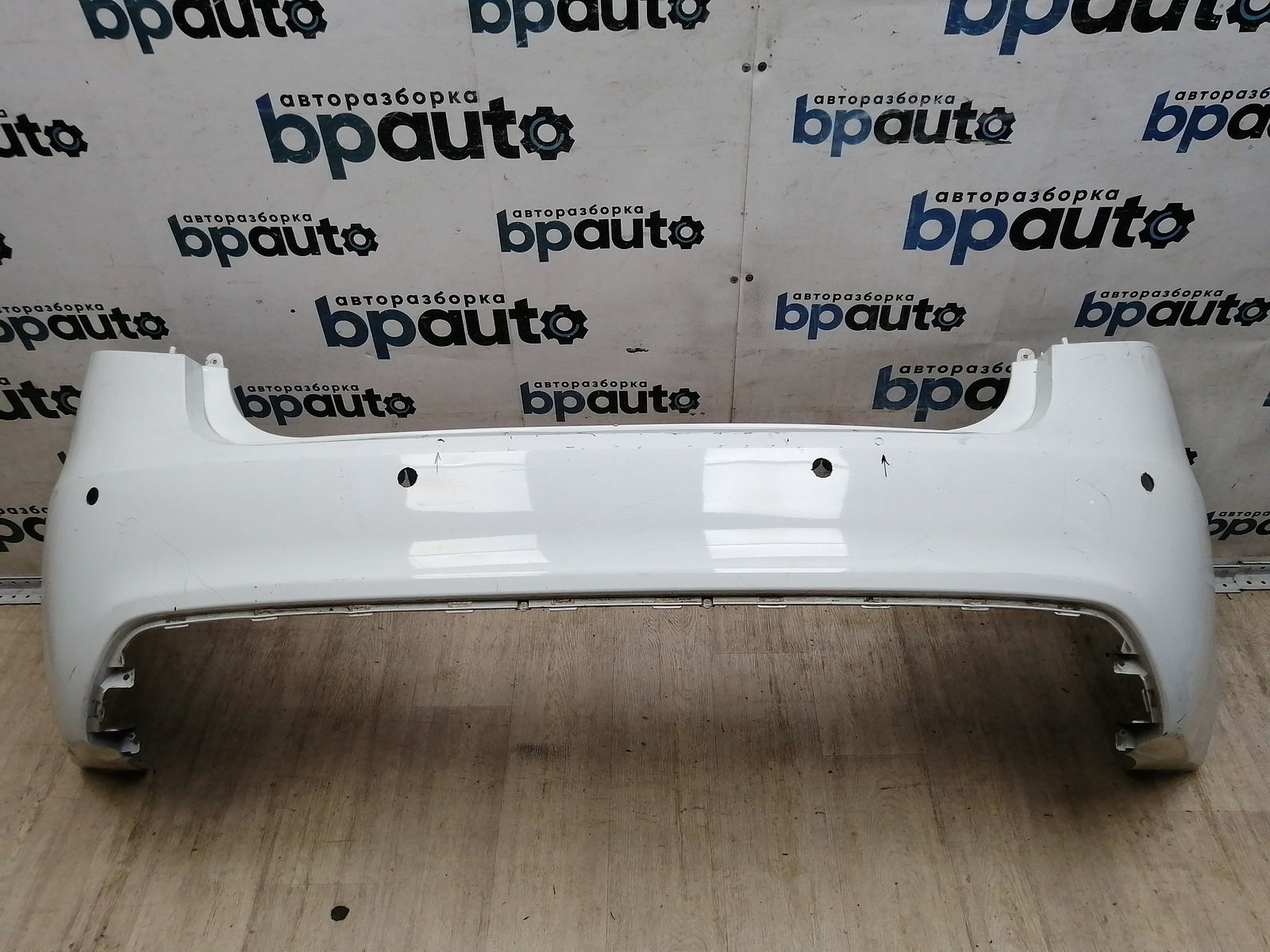 Пример детали Бампер задний; под паркт. (86611-4Y000); Kia Rio III Sedan (2011- 2015) /AA046121/ БУ; Оригинал; Р1, Мелкий дефект; ДхШхВ 1,85х0,73х0,57; 