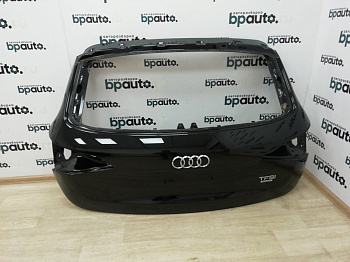 AA002282; Крышка багажника, алюминий () для Audi Q5/БУ; Оригинал; Р0, Хорошее; (LY9T) Чёрный с перл.
