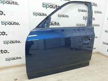 Фотография детали AA003821; Дверь передняя левая (41003451015) для BMW Х3 Е83/БУ; Оригинал; Р0, Хорошее; (A07) Синий перламутр. Фото номер 1