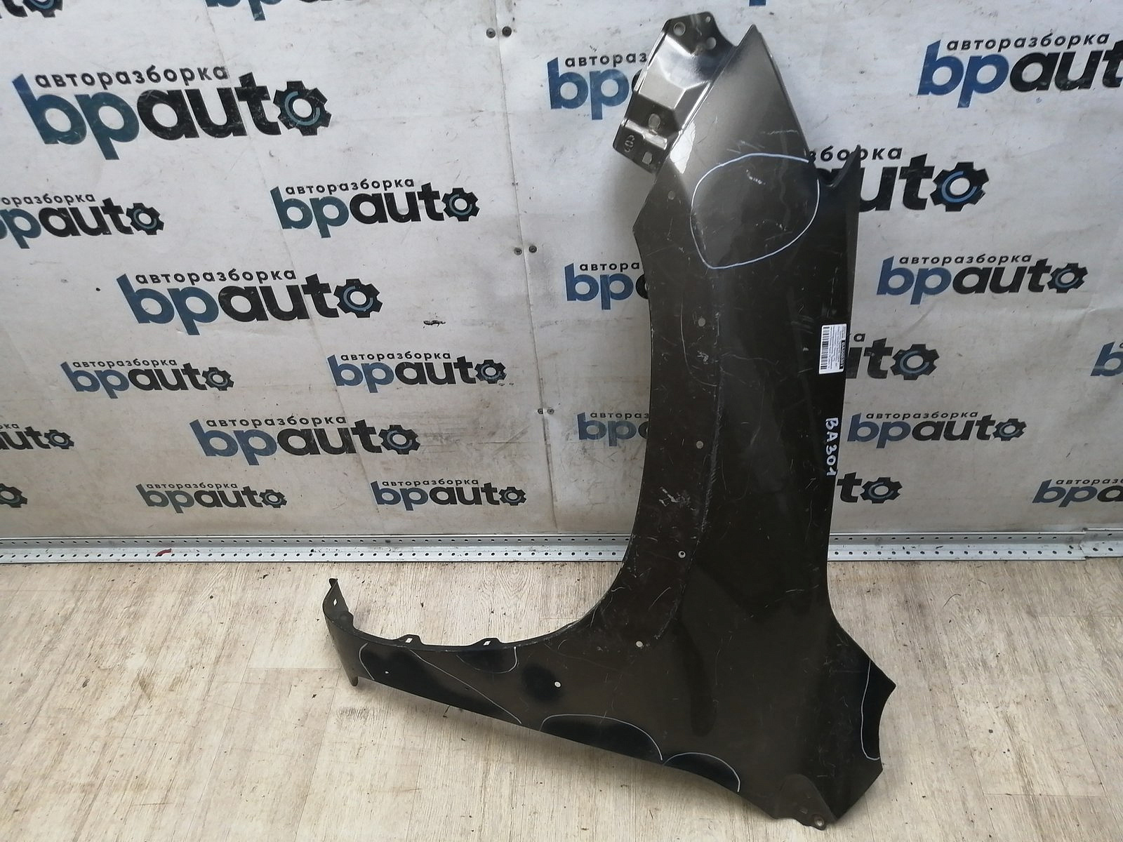 Пример детали Крыло переднее левое (53812-42280); Toyota Rav4 30 рест. V 2.4 (2009 - 2010) /BA000301/ БУ; Оригинал; Р2, Удовлетворительное; 