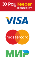 Логотипы платежных систем доступных на сайте