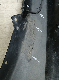 AA044881; Бампер передний; без паркт.; без омыват. (86511-A6000) для Hyundai I 30/БУ; Оригинал; Р2, Удовлетворительное; 