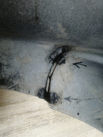 Фотография детали AA046197; Бампер передний AMG; под паркт.; под омыват. (A1178850825) для Mercedes-Benz CLA-klasse I (C117, X117) (2013-2016)/БУ; Оригинал; Р1, Мелкий дефект; . Фото номер 14