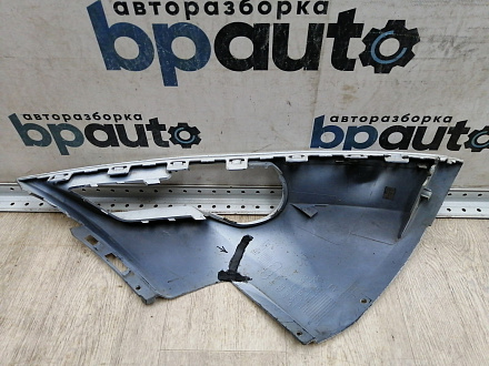 AA045525; Юбка переднего бампера - правая часть (4L0 807 062 С) для Audi Q7 I рест. (2010-2015)/БУ; Оригинал; Р1, Мелкий дефект; 