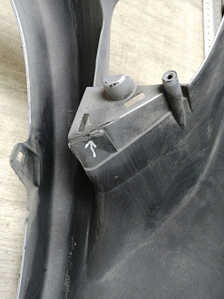 AA045325; Бампер передний; без паркт.; под омыват. (52119-12A60) для Toyota Corolla 150 (2006-2009)/БУ; Оригинал; Р1, Мелкий дефект; 