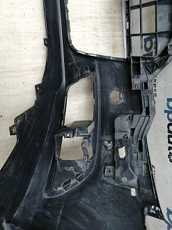 BA000163; Бампер передний; под паркт.; под омыват. (4G0 807 437) для Audi A6 C7/БУ; Оригинал; Р1, Мелкий дефект; 