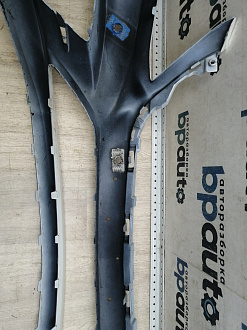 AA046176; Бампер передний AMG; под паркт.; без омыват. (A2228851125) для Mercedes-Benz S-klasse VI Sedan (W222) (2013-2017)/БУ; Оригинал; Р1, Мелкий дефект; 