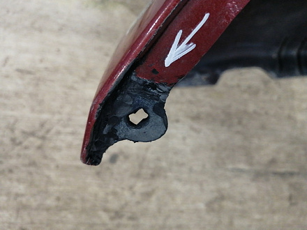 AA040262; Бампер задний; под паркт. (86611-1C310) для Hyundai Getz рест. (2005-2011)/БУ; Оригинал; Р1, Мелкий дефект; 