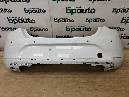 AA042247; Бампер задний, под хром молдинг; под паркт. (13368066) для Opel Astra J рест. HB 5D (2012 - 2015)/БУ; Оригинал; Р1, Мелкий дефект; 
